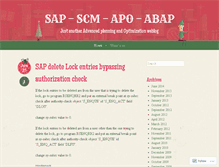 Tablet Screenshot of alento.wordpress.com