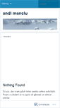 Mobile Screenshot of andimanciu.wordpress.com