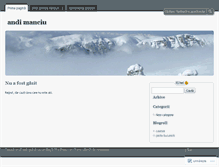 Tablet Screenshot of andimanciu.wordpress.com