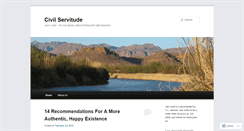 Desktop Screenshot of civilservitude.wordpress.com