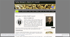 Desktop Screenshot of fatherkidd.wordpress.com