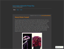 Tablet Screenshot of cornucopiaofbeautifulthings.wordpress.com