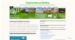 Desktop Screenshot of biosferafuerteventura.wordpress.com