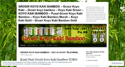 Desktop Screenshot of grosirkoyokakibamboo.wordpress.com