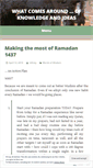 Mobile Screenshot of mindbeat.wordpress.com