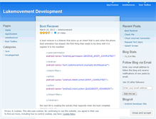 Tablet Screenshot of lukemovement.wordpress.com