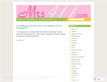 Tablet Screenshot of mrs411.wordpress.com