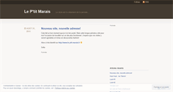 Desktop Screenshot of leptitmarais.wordpress.com