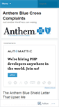 Mobile Screenshot of anthemblue.wordpress.com