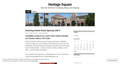 Desktop Screenshot of heritagesquare.wordpress.com