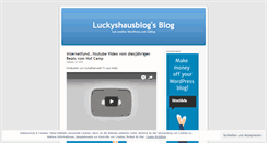 Desktop Screenshot of luckyshausblog.wordpress.com