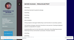 Desktop Screenshot of disassembletheuniverse.wordpress.com