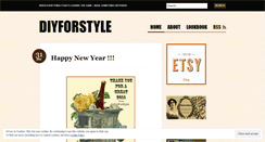 Desktop Screenshot of diyforstyle.wordpress.com