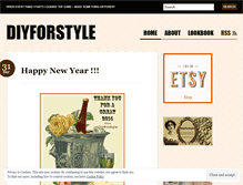 Tablet Screenshot of diyforstyle.wordpress.com