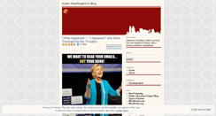 Desktop Screenshot of justinwashingtontheblogger.wordpress.com