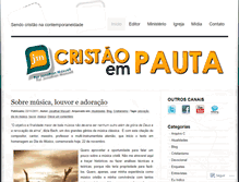 Tablet Screenshot of cristaoempauta.wordpress.com