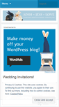 Mobile Screenshot of joshicaswedding.wordpress.com