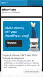 Mobile Screenshot of irhamtaro.wordpress.com