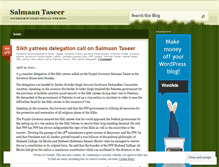 Tablet Screenshot of governorpunjab.wordpress.com