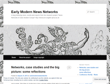 Tablet Screenshot of earlymodernnewsnetworks.wordpress.com