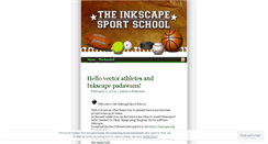 Desktop Screenshot of inkscapesportschool.wordpress.com