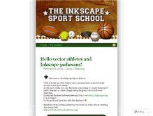 Tablet Screenshot of inkscapesportschool.wordpress.com