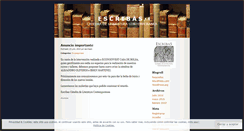 Desktop Screenshot of escribas1.wordpress.com
