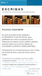 Mobile Screenshot of escribas1.wordpress.com