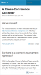 Mobile Screenshot of crossconfcoll.wordpress.com