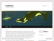 Tablet Screenshot of liv4kidmin.wordpress.com