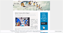 Desktop Screenshot of newride.wordpress.com