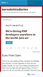 Mobile Screenshot of barsetshirediaries.wordpress.com