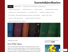 Tablet Screenshot of barsetshirediaries.wordpress.com