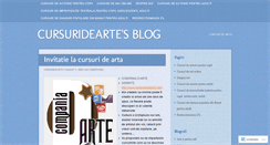 Desktop Screenshot of cursuridearte.wordpress.com