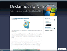 Tablet Screenshot of deskmodsdonick.wordpress.com