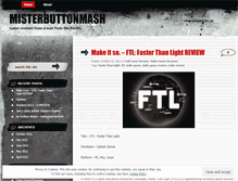 Tablet Screenshot of misterbuttonmash.wordpress.com