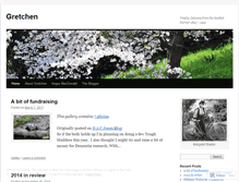 Tablet Screenshot of gretchensf.wordpress.com