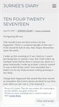 Mobile Screenshot of jurneesdiary.wordpress.com
