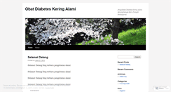 Desktop Screenshot of obatdiabeteskeringalami.wordpress.com