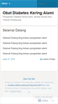 Mobile Screenshot of obatdiabeteskeringalami.wordpress.com