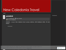 Tablet Screenshot of newcaledoniatravel.wordpress.com