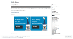 Desktop Screenshot of littletiara.wordpress.com