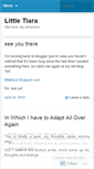 Mobile Screenshot of littletiara.wordpress.com