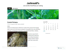 Tablet Screenshot of jarikreatif.wordpress.com