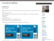 Tablet Screenshot of conradical.wordpress.com