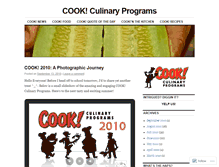 Tablet Screenshot of cookprograms.wordpress.com