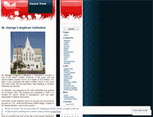 Tablet Screenshot of guyanatravel.wordpress.com