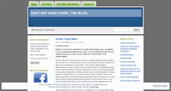 Desktop Screenshot of eastbaysanctuary.wordpress.com