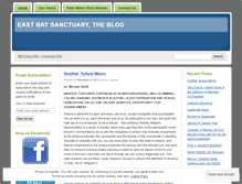 Tablet Screenshot of eastbaysanctuary.wordpress.com