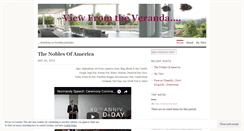 Desktop Screenshot of fromtheveranda.wordpress.com
